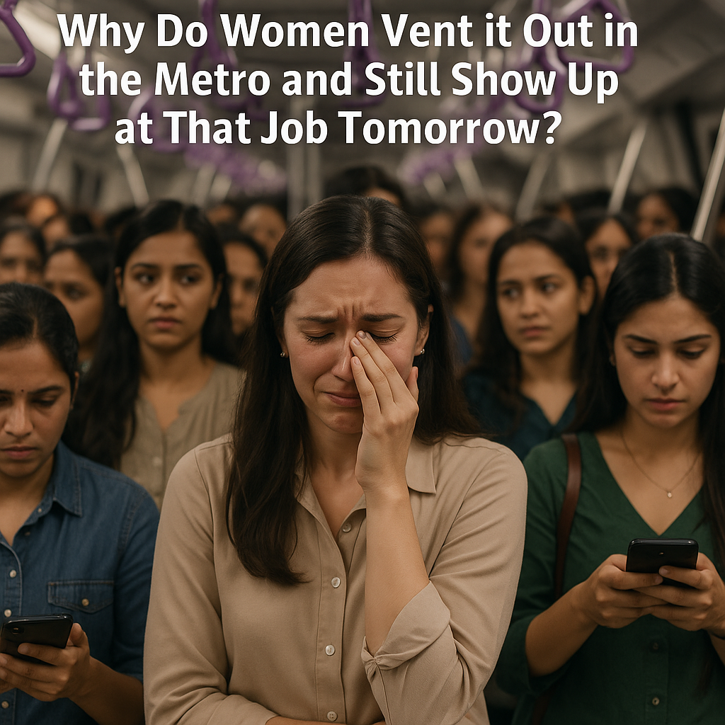 Why Do Women Vent It Out in the Metro and Still Show Up at That Job Tomorrow?