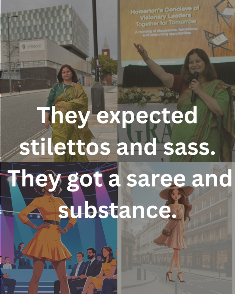 They Expected Stilettos and Sass. They Got a Saree and Substance.
