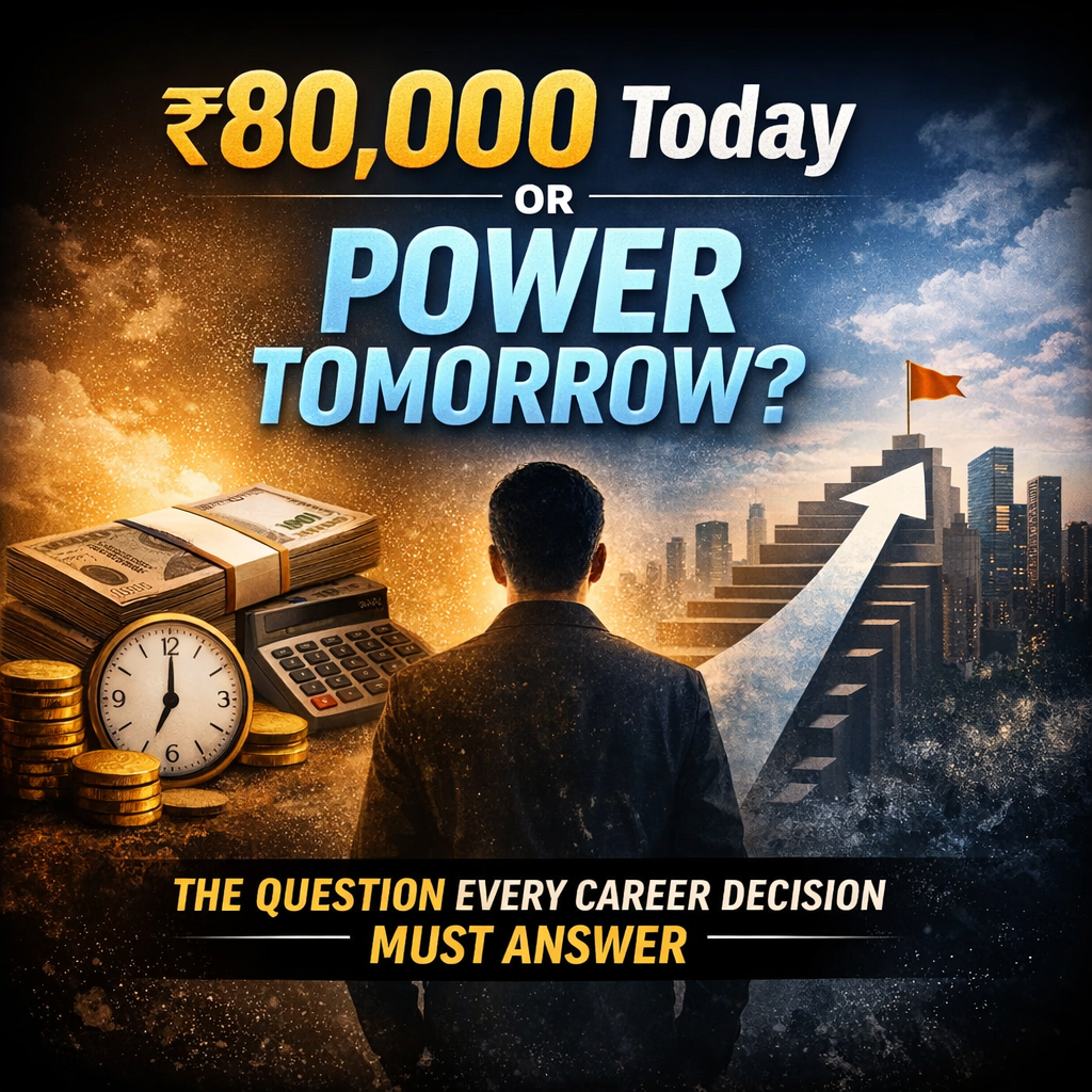 Salary now or success later?