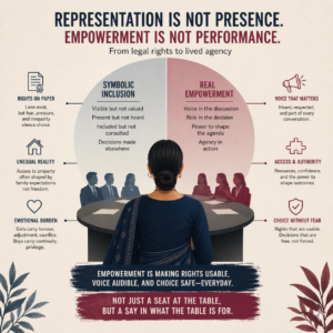 Representation Is Not Presence. Empowerment Is Not Performance.